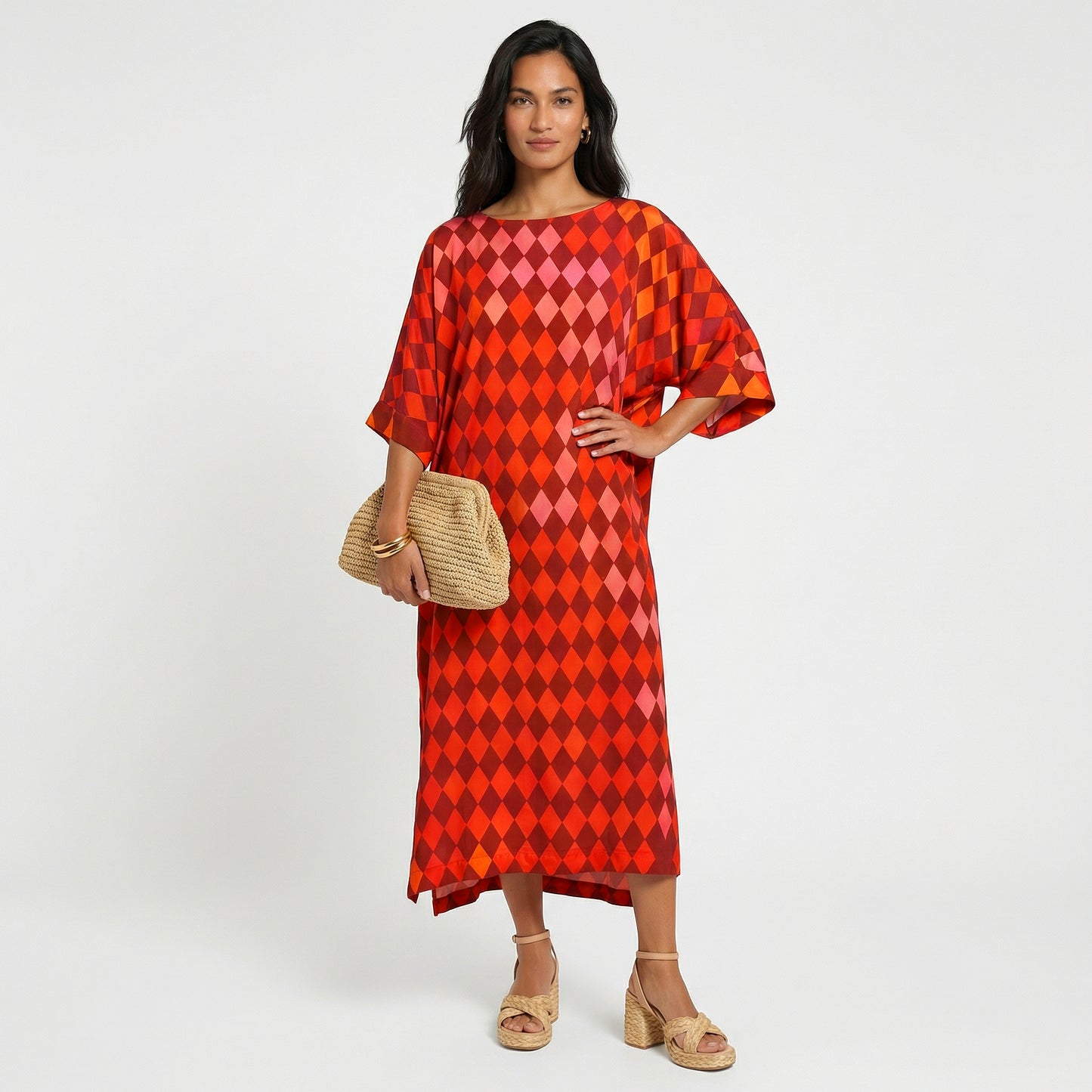 Midi dress, MEDEA, red